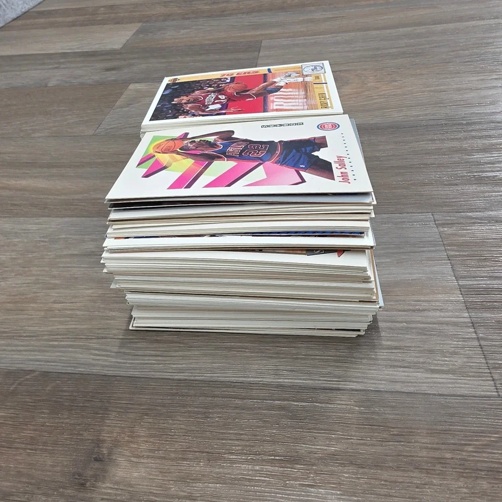 Vintage‎ 1990-1991 NBA Basketball Card Lot SkyBox NBA Hoops Upper Deck 1lb 1.7oz